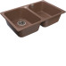 Кухонная мойка GRANFEST Quarz GF-Z15 терракот