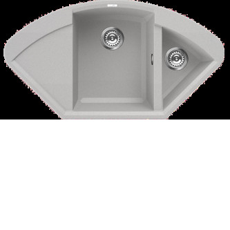 Мойка кухонная Elleci EASY CORNER metaltek 79 Aluminium