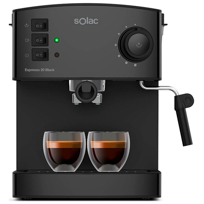 Кофемашина SOLAC Espresso 20 Bar Black Кофемашина SOLAC Espresso 20 Bar Black