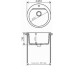 Кухонная мойка POLYGRAN Atol-460 №16 черный