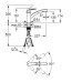 Смеситель GROHE Eurosmart 30305001 хром