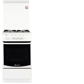 Плита DELUXE 506040.01гэ(кр) белый Плита DELUXE 506040.01гэ(кр) белый