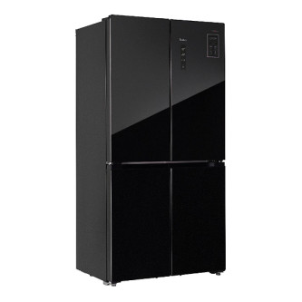 Холодильник TESLER RCD-482I BLACK GLASS Холодильник TESLER RCD-482I BLACK GLASS