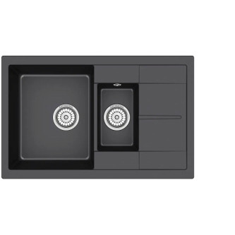 Кухонная мойка KUPPERSBERG MODENA 60 NL 1,5B1D DEEP BLACK
