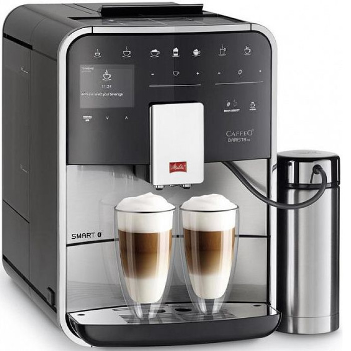 Кофемашина MELITTA Caffeo F 860-100 (21785) серебристый/черный Кофемашина MELITTA Caffeo F 860-100 (21785) серебристый/черный