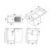 Кухонная мойка ALVEUS Basic 60 LEI-60 860X435 (в комплекте с сифоном)