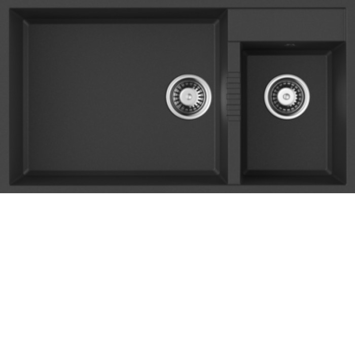 Кухонная мойка OMOIKIRI Tedori 85-2-U-BL Tetogranit/черный (4993940) Кухонная мойка OMOIKIRI Tedori 85-2-U-BL Tetogranit/черный (4993940)