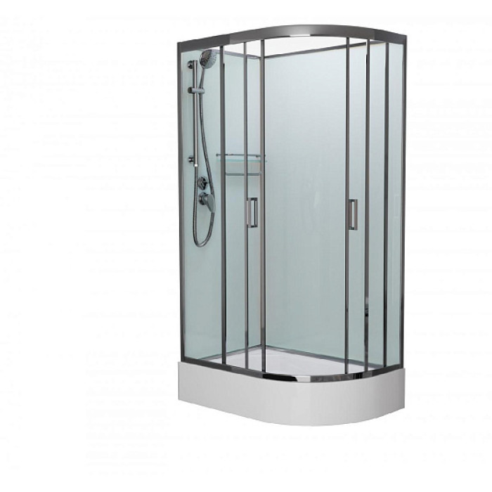 Душевая кабина FRANK F412/1L Brilliant средний поддон без крыши Душевая кабина FRANK F412/1L Brilliant средний поддон без крыши