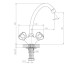 Смеситель DECOROOM DR50028R хром Смеситель DECOROOM DR50028R хром