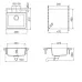 Мойка SCHOCK 700336 nemo 50 (n-100s) cristalite 490x510 оникс Мойка SCHOCK 700336 nemo 50 (n-100s) cristalite 490x510 оникс
