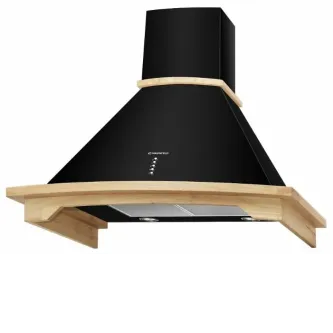 Вытяжка MAUNFELD gretta 90 b (black) nonpainted (неокрашенное дерево)