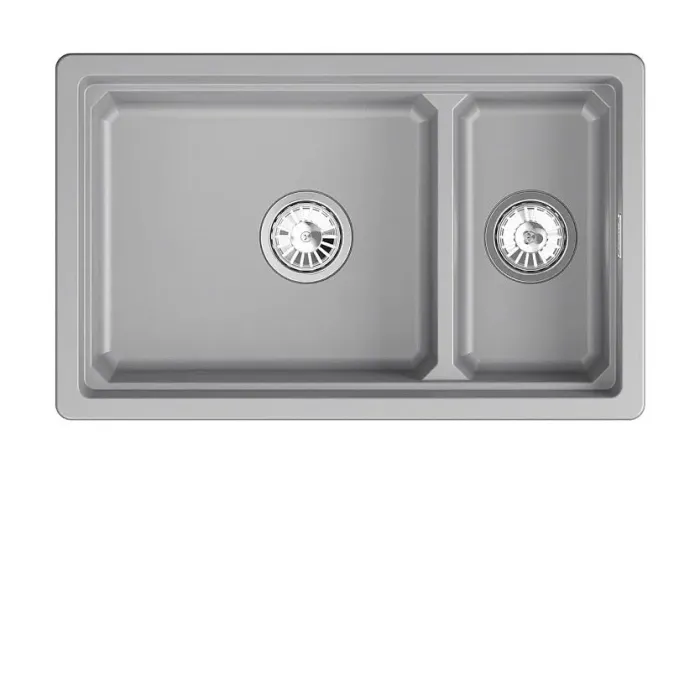 Кухонная мойка GRANULA KS-7304iU алюминиум