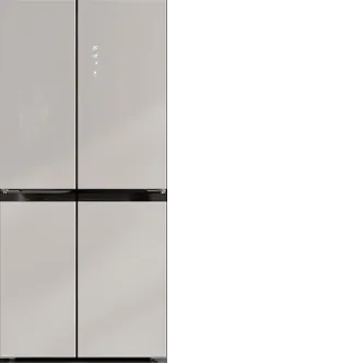 Холодильник LEX LCD450 white satin Cross Door