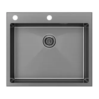 Кухонная мойка PAULMARK KRONER-EDGE PM775951-GM