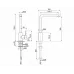 Смеситель SMEG MID1SS Смеситель SMEG MID1SS
