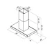 Вытяжка MAUNFELD HARBOUR 90 INOX GLASS B Вытяжка MAUNFELD HARBOUR 90 INOX GLASS B