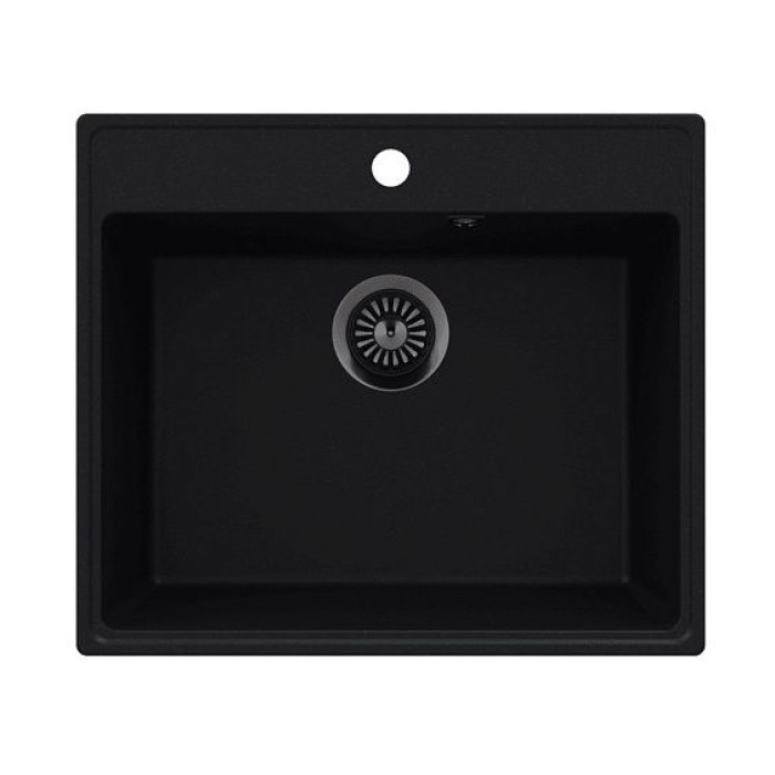 Кухонная мойка MAUNFELD Perla 580 MFQS-580B черный Кухонная мойка MAUNFELD Perla 580 MFQS-580B черный