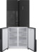 Холодильник WEISSGAUFF WCD 450 Inox Glass NoFrost Inverter