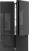Холодильник WEISSGAUFF WCD 450 Inox Glass NoFrost Inverter