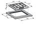 Варочная поверхность WEISSGAUFF HGG 640 WG Nano Glass Варочная поверхность WEISSGAUFF HGG 640 WG Nano Glass