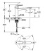 Смеситель GROHE Eurosmart 30463000 хром