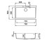 Кухонная мойка ELLECI Quadra 130 Bianco G52