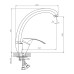 Смеситель DECOROOM DR71021 хром Смеситель DECOROOM DR71021 хром