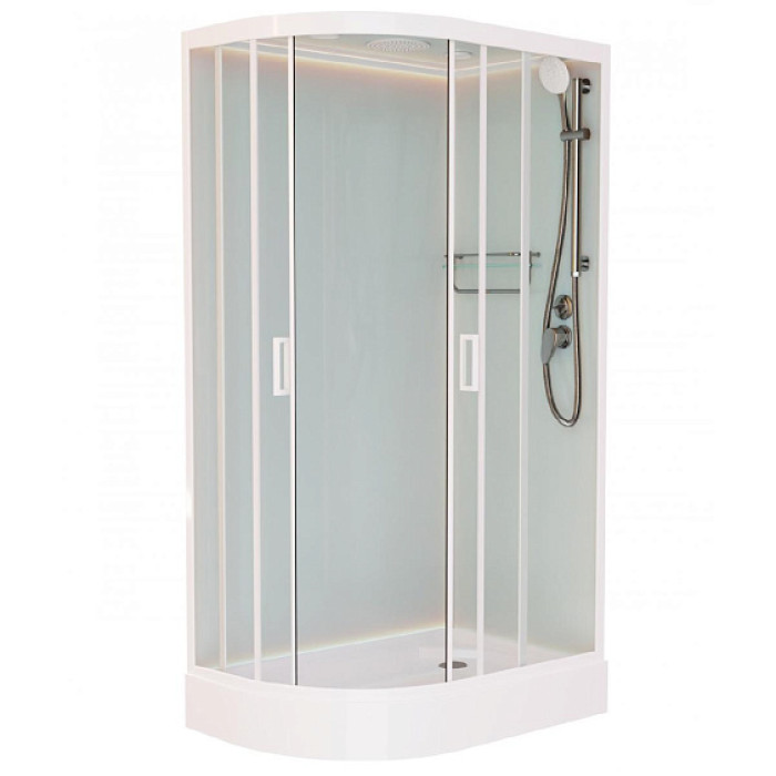Душевая кабина FRANK F412R White низкий поддон Душевая кабина FRANK F412R White низкий поддон