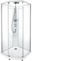 Душевая кабина IDO Showerama 10-5 Comfort 90х90 пятиугольная алюминий/прозрачное стекло (131.401.202.302) Душевая кабина IDO Showerama 10-5 Comfort 90х90 пятиугольная алюминий/прозрачное стекло (131.401.202.302)