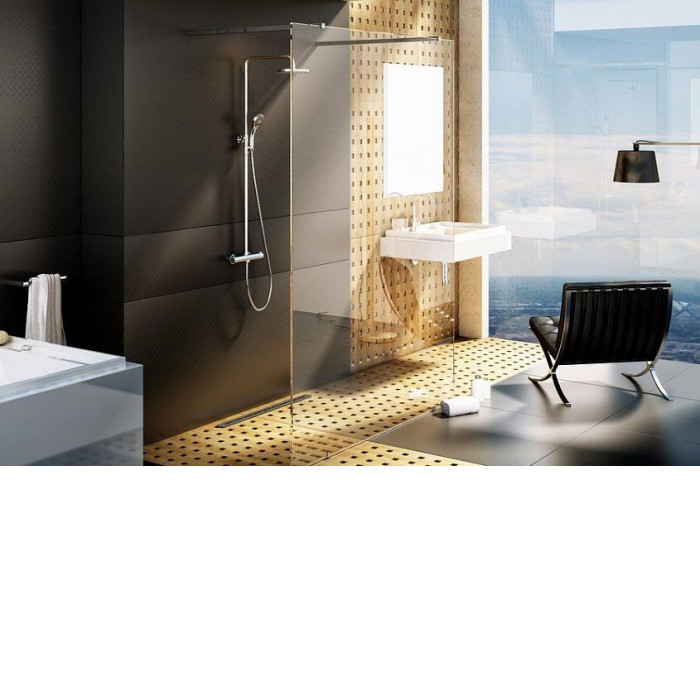 Душевая перегородка RAVAK Walk-In Free GW9FG0C00Z1 блестящий + транспарент Душевая перегородка RAVAK Walk-In Free GW9FG0C00Z1 блестящий + транспарент