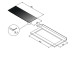 Варочная поверхность FALMEC PIANO INDUZIONE 88x40 Panoramic P01F8840.00#ZZZN400F