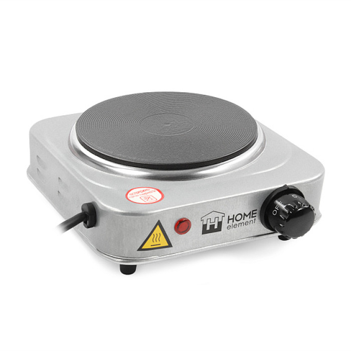 Настольная плита HOME ELEMENT HE-HP710 сталь Настольная плита HOME ELEMENT HE-HP710 сталь