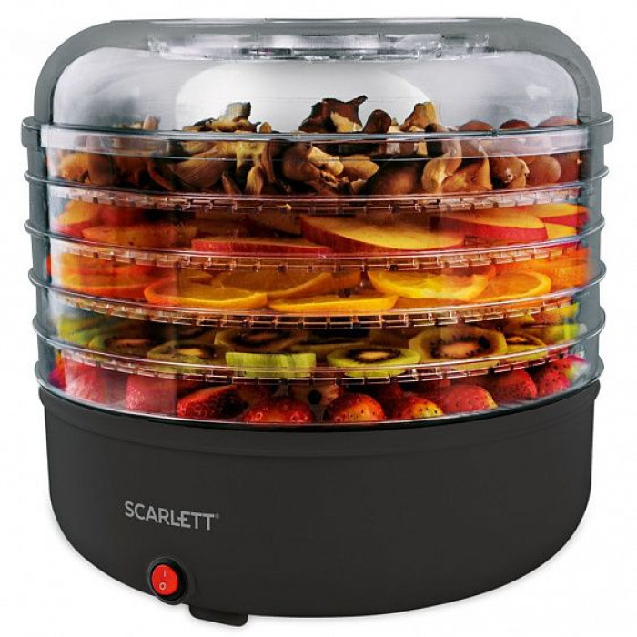 Сушилка для овощей SCARLETT SC-FD421010 черный Сушилка для овощей SCARLETT SC-FD421010 черный