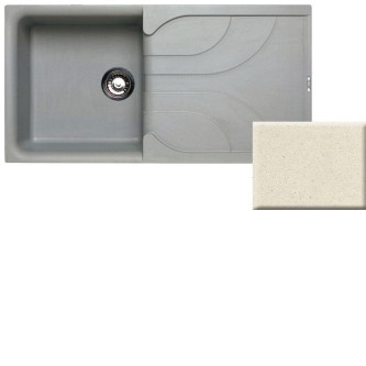 Мойка кухонная Elleci EGO 480 granitek 62 Bianco Antico