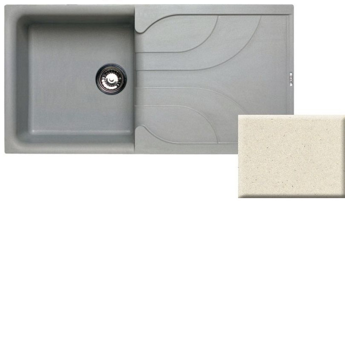 Мойка кухонная Elleci EGO 480 granitek 62 Bianco Antico Мойка кухонная Elleci EGO 480 granitek 62 Bianco Antico