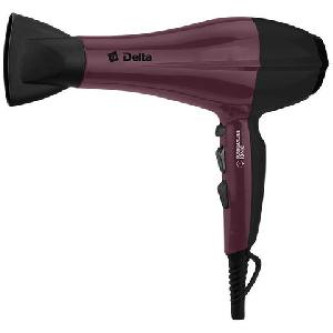 Фен DELTA DL-0937 черный/бордовый Фен DELTA DL-0937 черный/бордовый