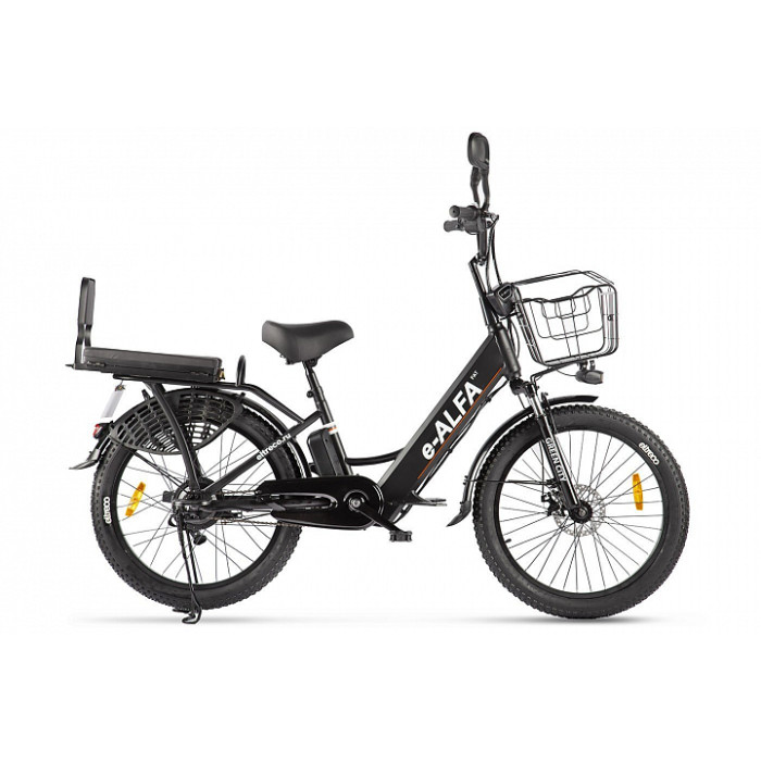 Велогибрид GREEN CITY e-ALFA Fat черный Велогибрид GREEN CITY e-ALFA Fat черный