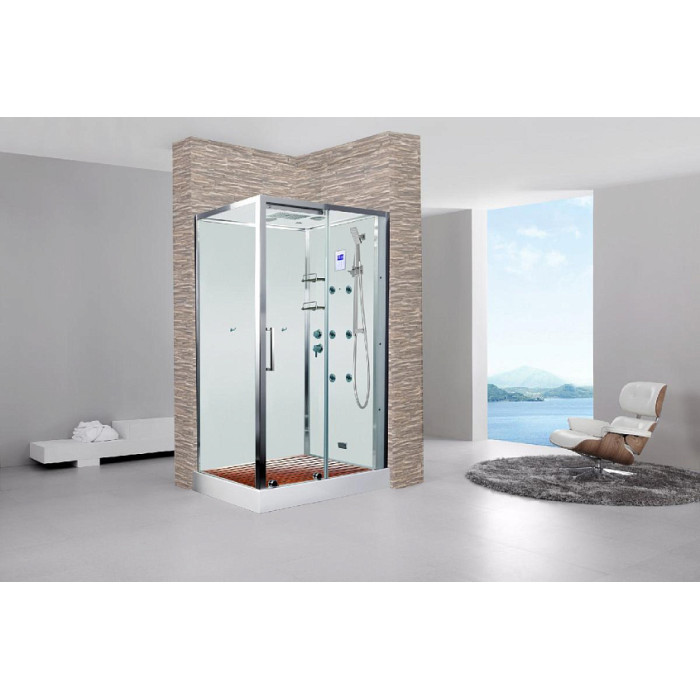 Душевая кабина ACQUAZZONE Viktoria 120SL-L с паром Душевая кабина ACQUAZZONE Viktoria 120SL-L с паром