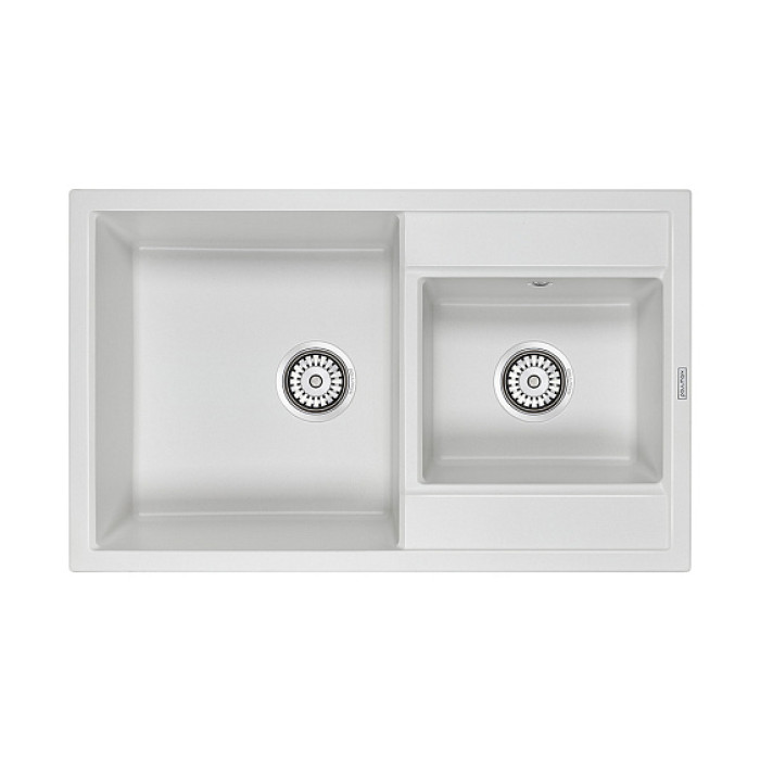 Кухонная мойка PAULMARK Tandem PM238250-WH Кухонная мойка PAULMARK Tandem PM238250-WH