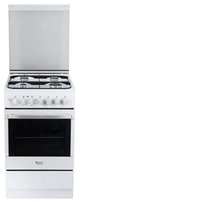 Комбинированная плита HOTPOINT-ARISTON h5gsh2af (w) ru