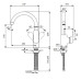 Смеситель IDEAL STANDARD Ceraflex B1727AA хром