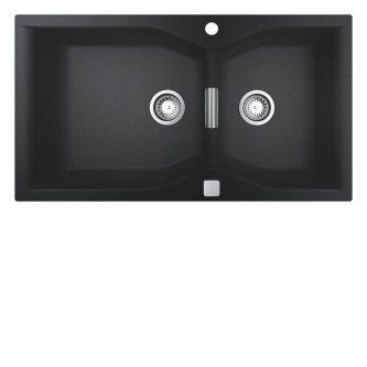 Кухонная мойка GROHE K700 черный гранит 31658AP0 Кухонная мойка GROHE K700 черный гранит 31658AP0