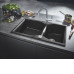 Кухонная мойка GROHE K700 черный гранит 31658AP0 Кухонная мойка GROHE K700 черный гранит 31658AP0
