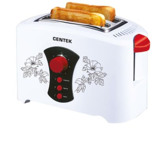 Тостер CENTEK СТ-1426 белый Тостер CENTEK СТ-1426 белый