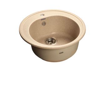 Кухонная мойка GRANFEST Rondo GF-R510 песочный Кухонная мойка GRANFEST Rondo GF-R510 песочный
