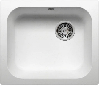 Кухонная мойка KRONA VIERKANT 1B 500x430 WHITE