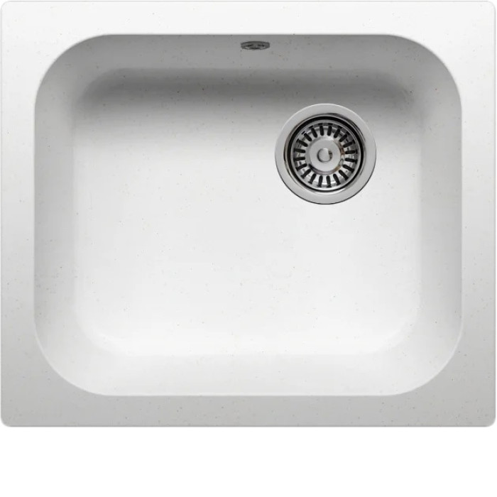 Кухонная мойка KRONA VIERKANT 1B 500x430 WHITE