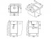 Кухонная мойка ALVEUS Basic 140 NAT-90 1100905 (в комплекте с сифоном 1102384)