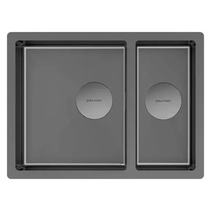 Кухонная мойка PAULMARK NEXT PM225844-GM Кухонная мойка PAULMARK NEXT PM225844-GM