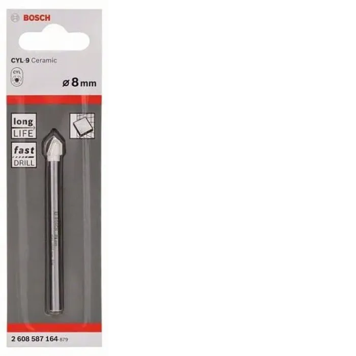 Сверло стекло кафель BOSCH cyl 9 ceramic 8мм